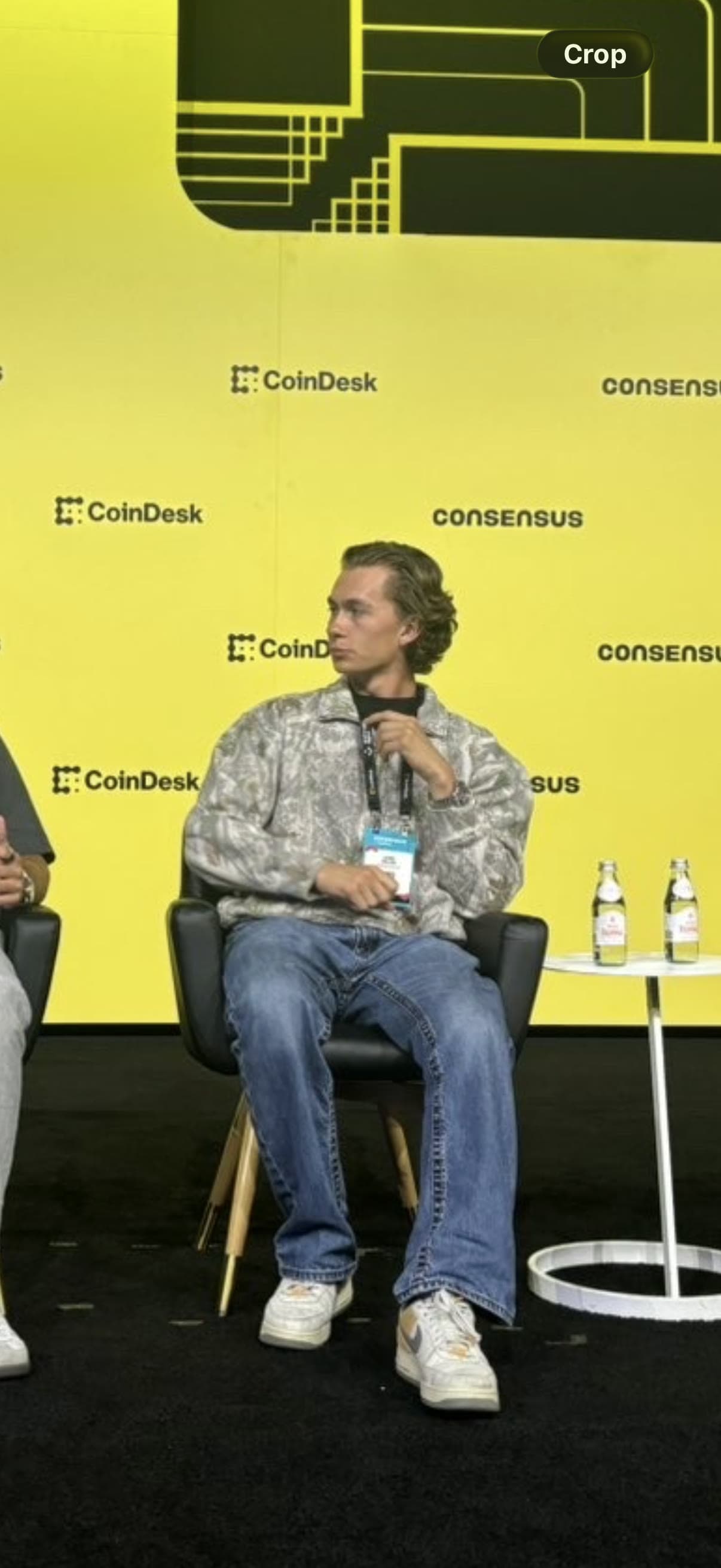 Laird Miller speaking at Consensus Miami